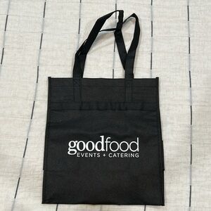 good food events and catering Logo Canvas Tote Bag